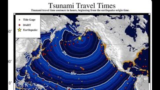 TSUNAMI Warning Issued After Massive M7.2 Earthquake Strikes Off The Coast of Southern Alaska