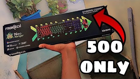Gaming Combo Under ₹500! | RGB Keyboard + Mouse Unboxing & Review 🔥"