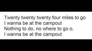 SEDATED (I Wanna Be at Campout)