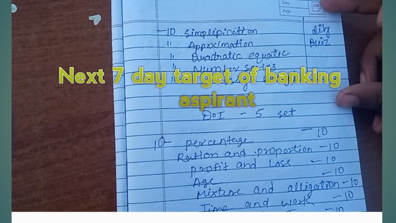 How to prepare Quant for banking exam - YouTube