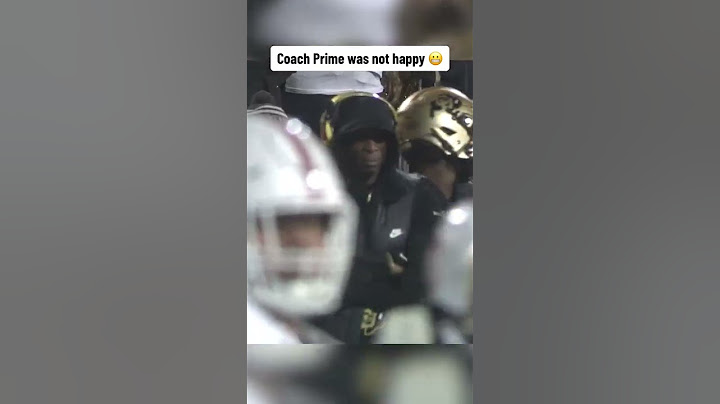 Coach Prime was not happy 😬