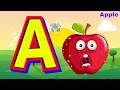 A for Apple 🍎 | Alphabet Happy Puppies 🐶 | Easy ABC Learning Fun | Mini Shark 🦈