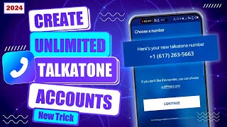 How To Create Talkatone Account 2024  | Talkatone Sign Up Problem Fixed || NEW METHOD 2024 screenshot 2