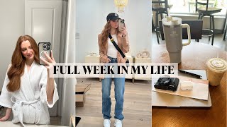 WEEKLY VLOG: Wedding Planning Meetings, Chit Chat GRWM, Workouts + Cooking