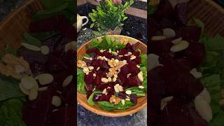 Yummy & healthy beet salad for energetic day سلطة بنجر سريعة و صحية متتفوتش