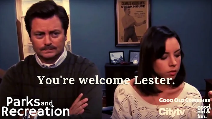 Parks And Recreation - You are welcome Lester - Ro...