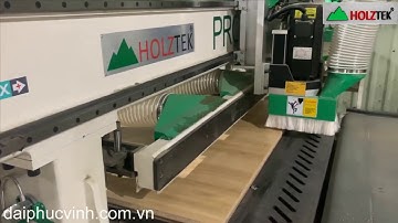 HOLZTEK. MÁY CNC NESTING THAY Thay Dao Tự Động PRO-R1V9F | CNC  Khoan + Cắt Ván MDF, MFC,...
