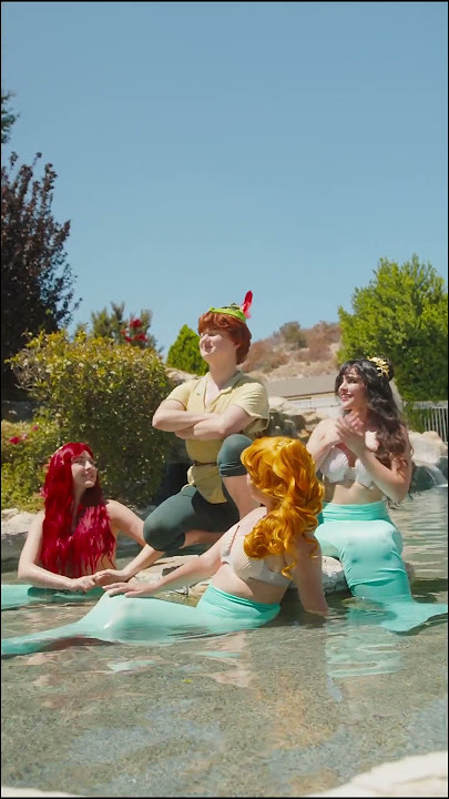 Peter Pan really is the PRINCE of Neverland #mermaidlagoon #neverlandmermaid #peterpan #cosplay