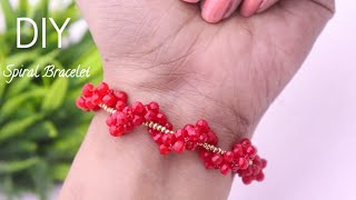 Make a Stunning Spiral Beaded Bracelet | Step-by-Step Jewelry
