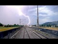 ϟ Thunderstorm Cab Ride, Gümligen - Spiez, Switzerland [07.2019]