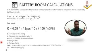 Part 14: Basics of battery room calculations for Marine, Oil & Gas HVAC Sector