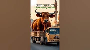 TAKBIR KELILING SAPI KURBAN IDUL ADHA 2025 #sapi #cow #sapilucu #takbir #takbiran #shorts #short