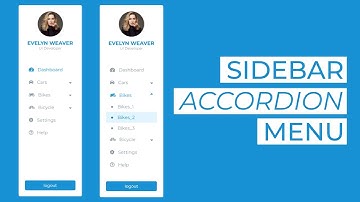 How to create the Accordion Menu Using HTML CSS and Jquery