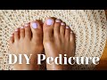 How To At Home Pedicure | DIY Pedicure Tutorial With Salon Results!