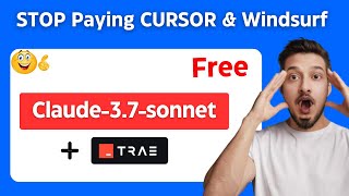 Free Claude 3.7 Sonnet + Trae AI : Free AI Coding Agent! Develop a Full Stack Apps!