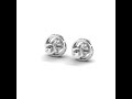Real Diamonds Party Wear Round Diamond Stud Earrings  #jewellerydesign #whitegold #diamondearring