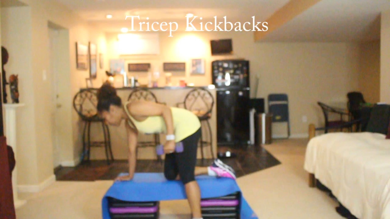 Kickbacks Demo Tricep Kickback Demo - YouTube