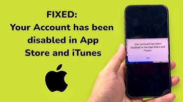 How To Fix Your Account has been disabled in the App Store and iTunes
