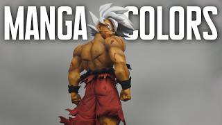 RED WHITE and BLACK! I painted Super Saiyan Goku in his LIMITED COLOR Palette!