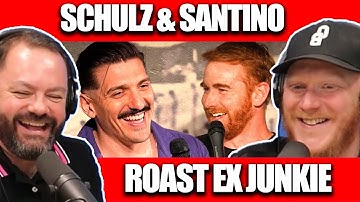 SCHULZ & SANTINO ROAST EX JUNKIE REACTION | OFFICE BLOKES REACT!!