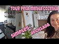 Tour pela minha cozinha simples e reciclada ||FLAVILENE CASINHA SIMPLES