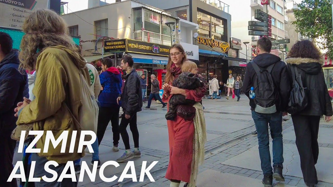 Izmir, तुर्किये | Alsancak | पैदल यात्रा 4K