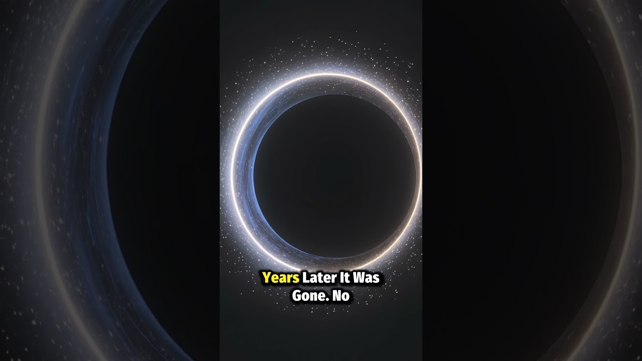 A Star Vanished and Left a Black Hole Behind #space #star #astronomy #science #shorts #universe