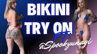 Bikini Try On Haul FT @SpookyUnagi! in Tampa! | 4k