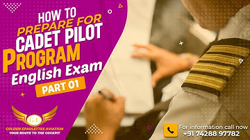 How to prepare for Cadet Pilot Program English Test? Sample Questions & Answers | Written Exam
