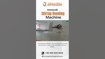 How This Stirrup Bending Machine Saves You Hours! 🕒✅ #machine #shorts