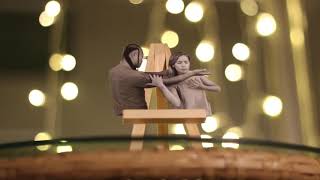 4000+ pieces of hand-cut paper used in this stop motion