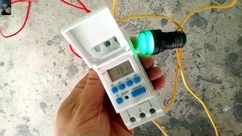 hướng dẫn đấu nối và cài đặt timer 24h THC 15A | Kênh Điện Độc Đáo - Trần Chiến