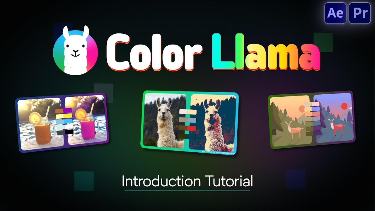 Color Llema Color Llama for After Effects and Premiere Pro Tutorial - YouTube