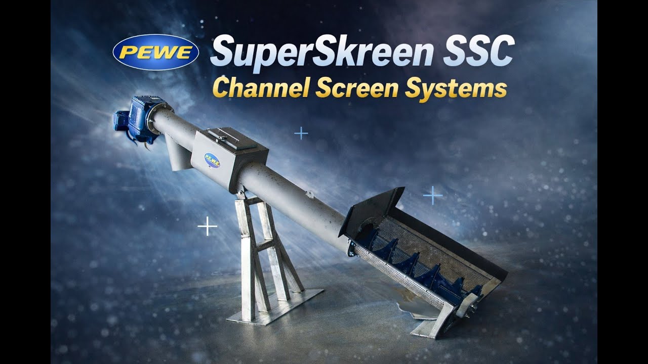 SuperSkreen® SSC Channel Screen Systems By PEWE - YouTube
