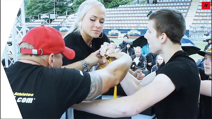 Amazing Strong Woman Beats Men ! || Sarah Backman || [ Armwrestling/Swe...  ]