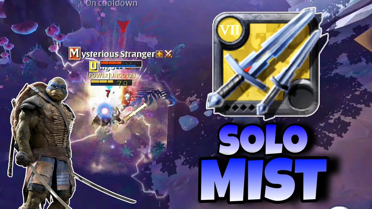 dual sword overpower - solo mist - albion online