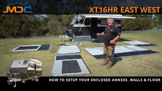 How To Setup Annexe, Walls Floor Mdc Xt16Hr East West Offroad Caravan