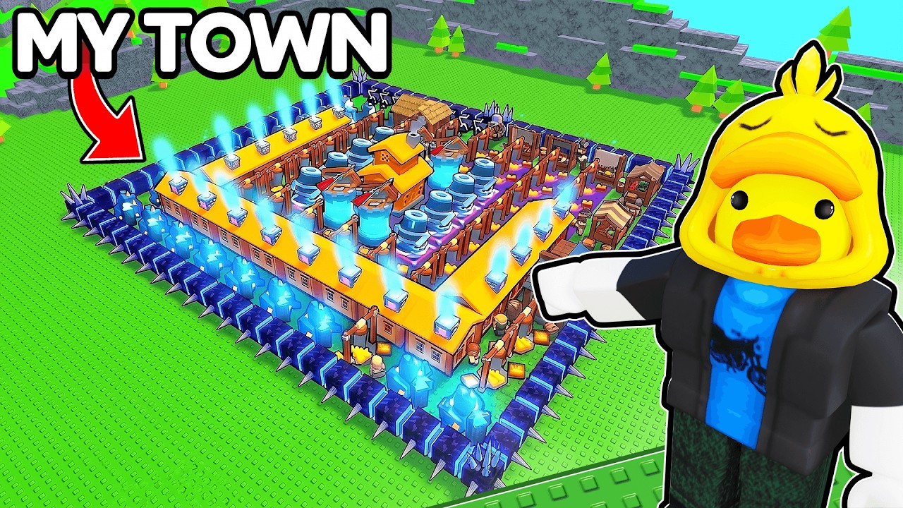I Spent $92,459,481 DEFENDING My Village in Roblox!