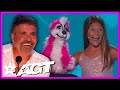 Young Girl Combines Puppets and Magic in Hilarious Audition on America&#39;s Got Talent 2023!