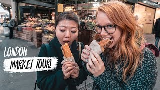 Best Street Food Market IN LONDON! - Borough Market Tour with CupofTJ