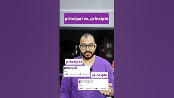 confusing words 🤯 .. اصحى للكلام principal vs. principle #english_with_moustafa #english #english