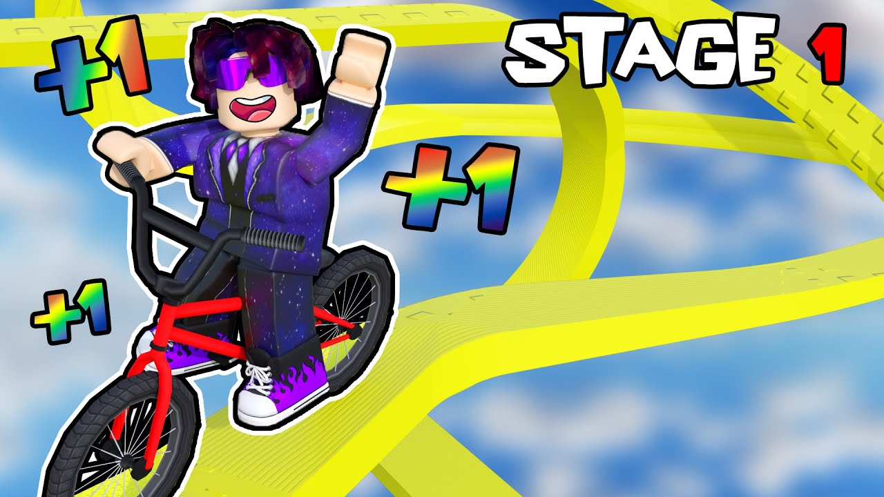 Roblox, но КАЖДУЮ СЕКУНДУ +1 к скорости велосипеда (ЧАСТЬ 1)