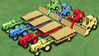 Mini TRACTORS and LOADERS - SOFT CORN LOAD WORK in Farming Simulator 22 screenshot 2