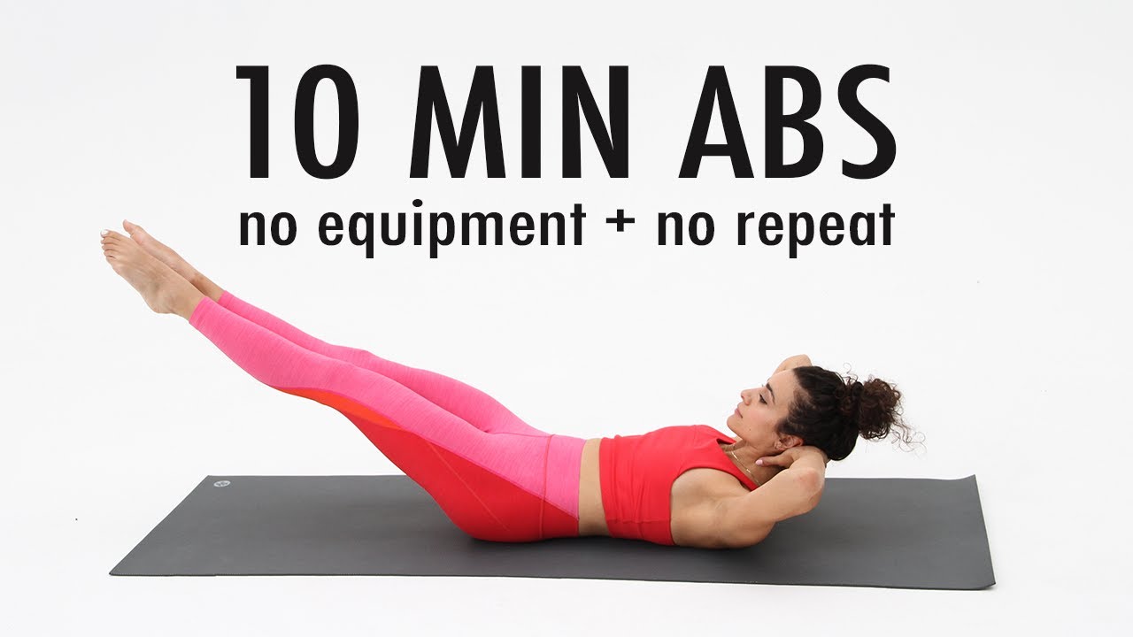 ALL ABOUT THE ABS // 10 MIN Ab Workout at Home // No Equipment + No ...