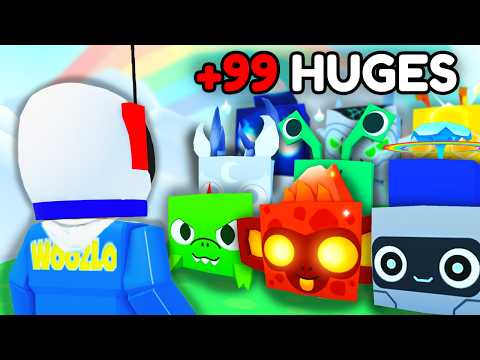 i Spent 24 HOURS Getting HUGE Pets in Pet Simulator 99!!