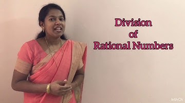 Division of Rational Numbers- Class 8
