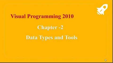 Grade 8- Computer Science -Yamuna -Visual Basic Chapter 2 -Video 1