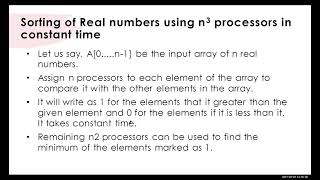 Information SORTING REAL NUMBERS INTO A LINKED LIST ON THE PRAM MODEL Guide
