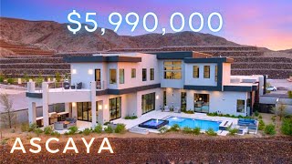 Inside a $6M Contemporary Luxury Modern Home for Sale in Ascaya | Henderson, NV