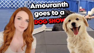 Amouranth Goes To A Dog Show